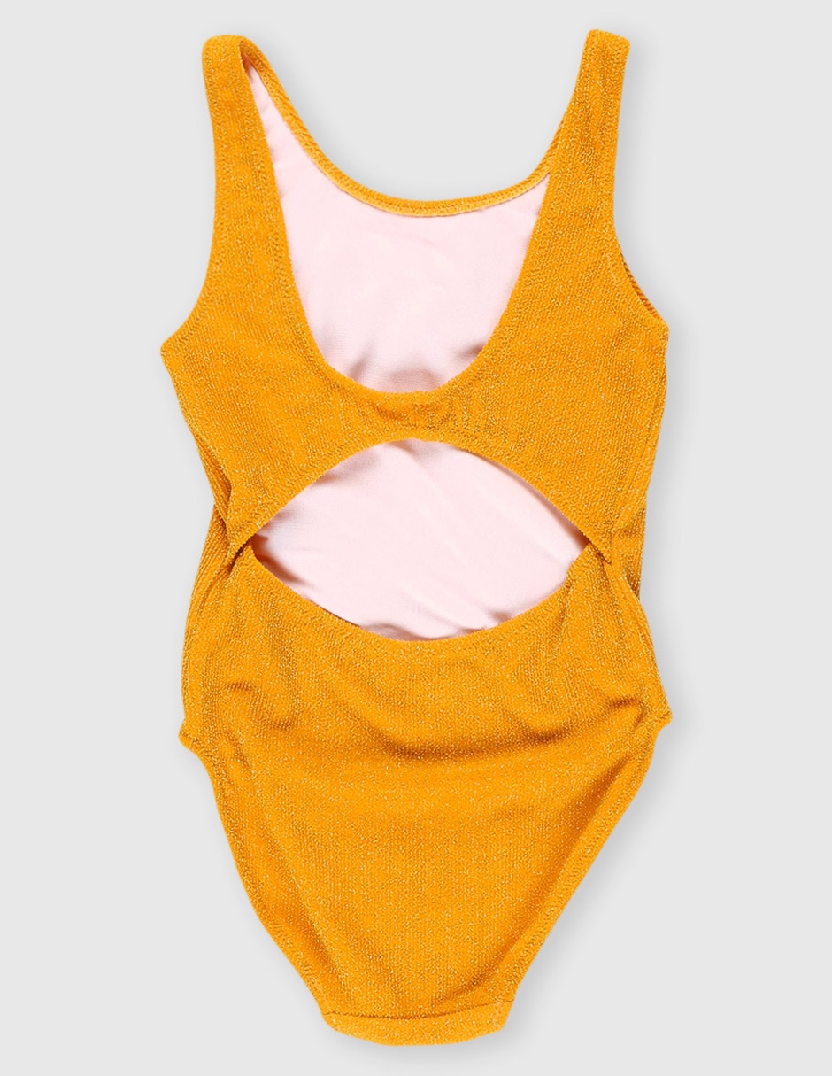 TRAJE DE BAÑO NAME, 7-8, NARANJA CLARO