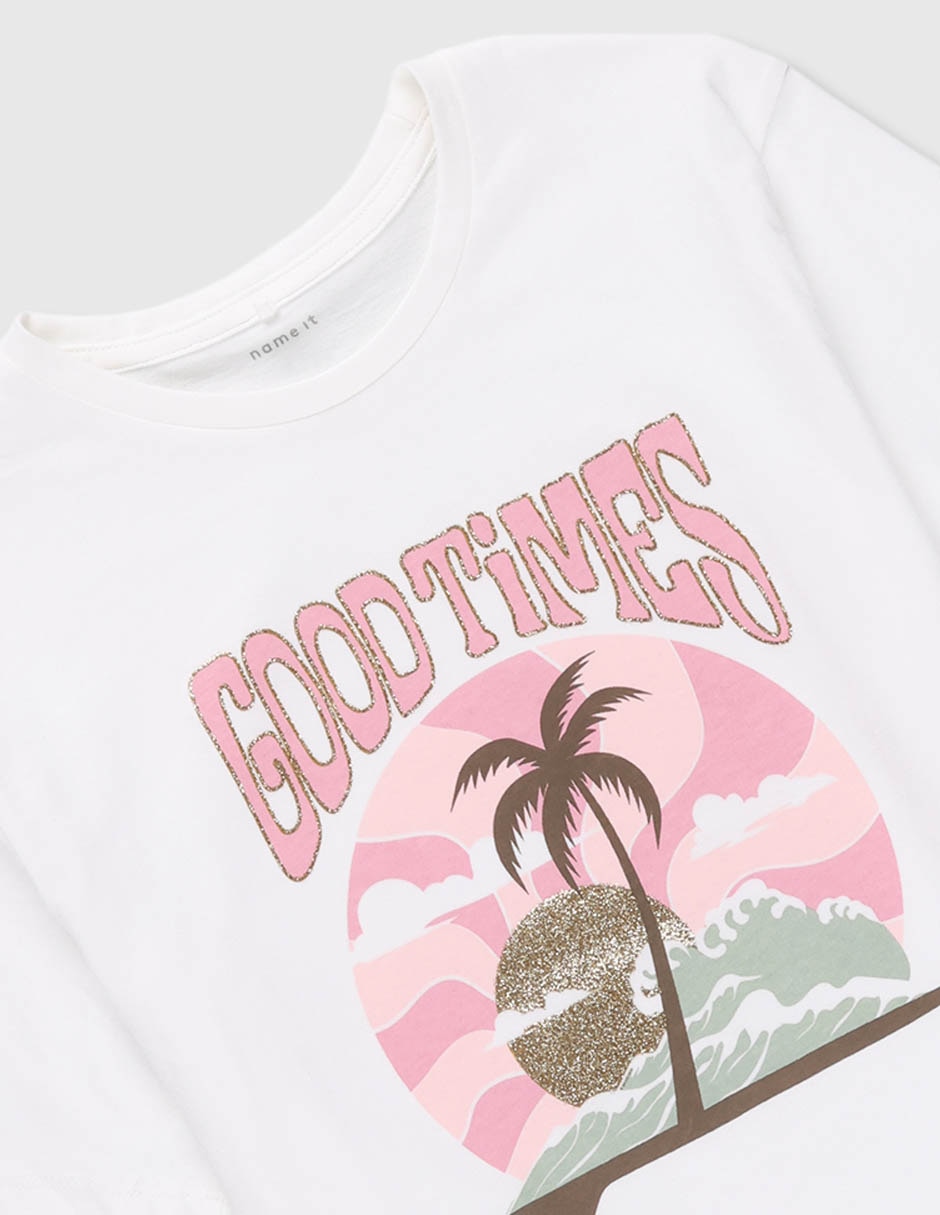 Playera manga corta para niña 3