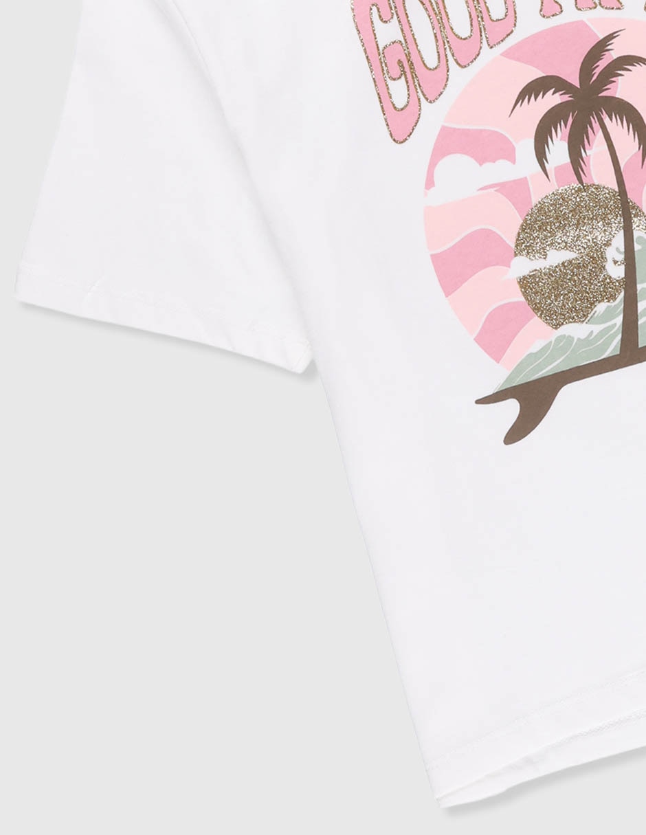Playera manga corta para niña 4