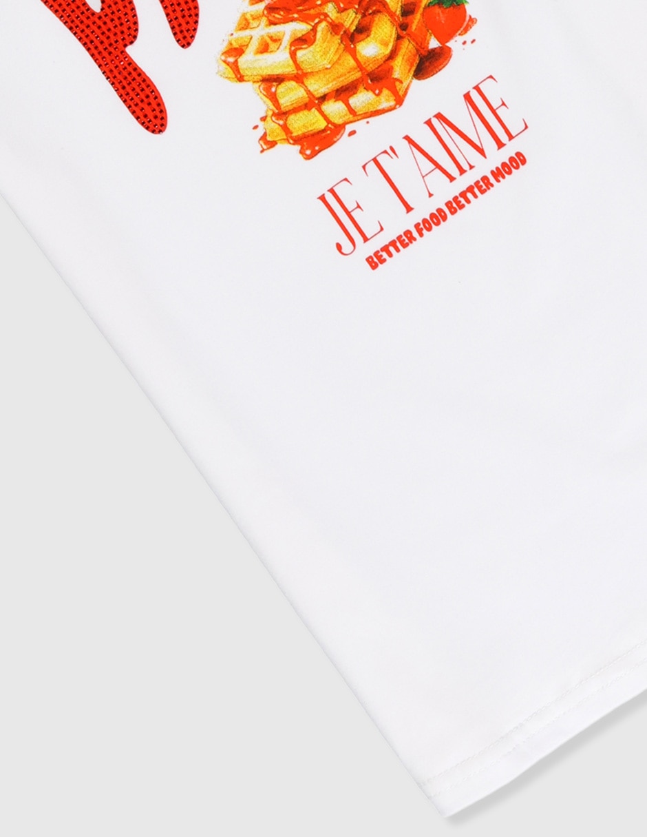 Playera manga corta para niña 4