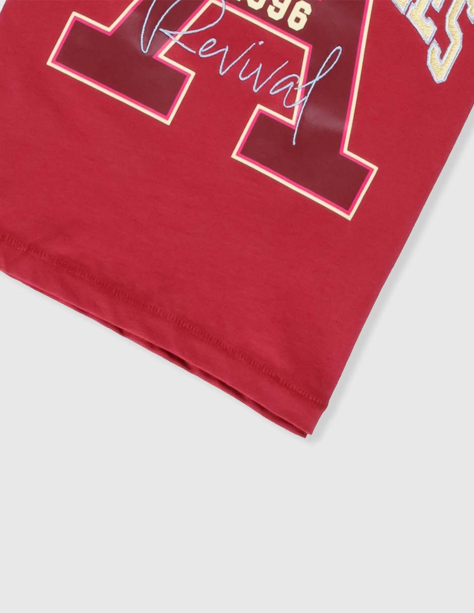PLAYERA ONLY 15351615, 7-8 AÑOS, ROJO