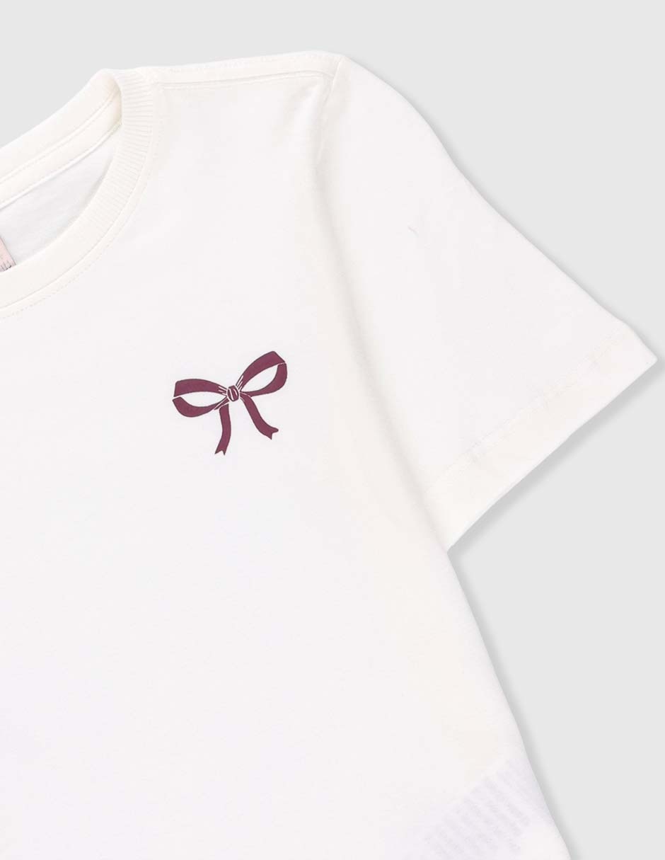 Playera manga corta para niña 3