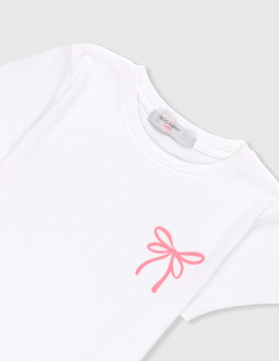 Playera manga corta para niña 3