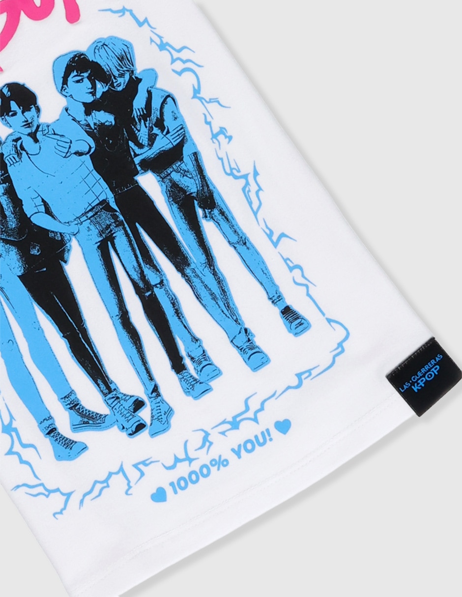 Playera Saja Boys manga corta para niña 4