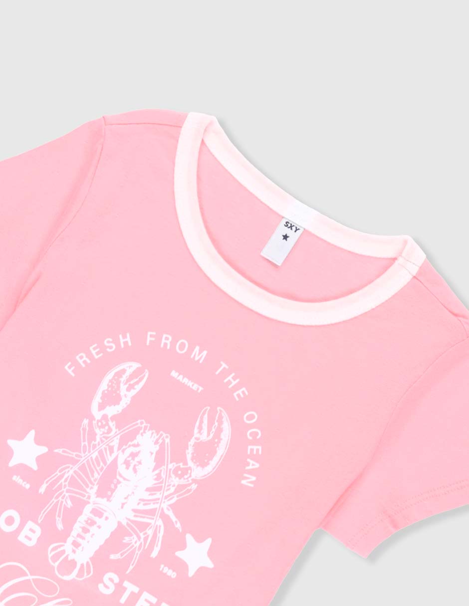 Playera manga corta para niña 3
