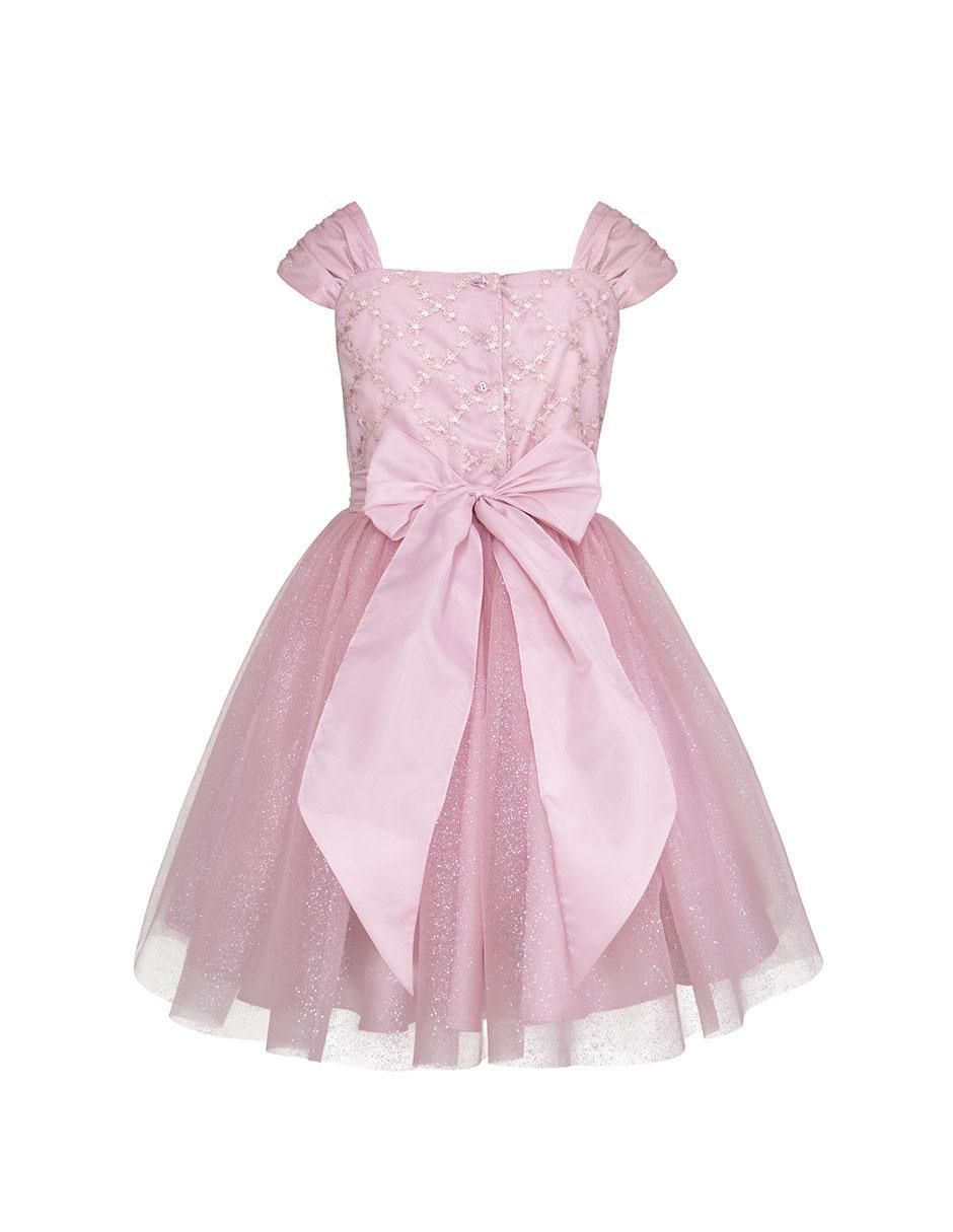Vestido manga cap para niña 3