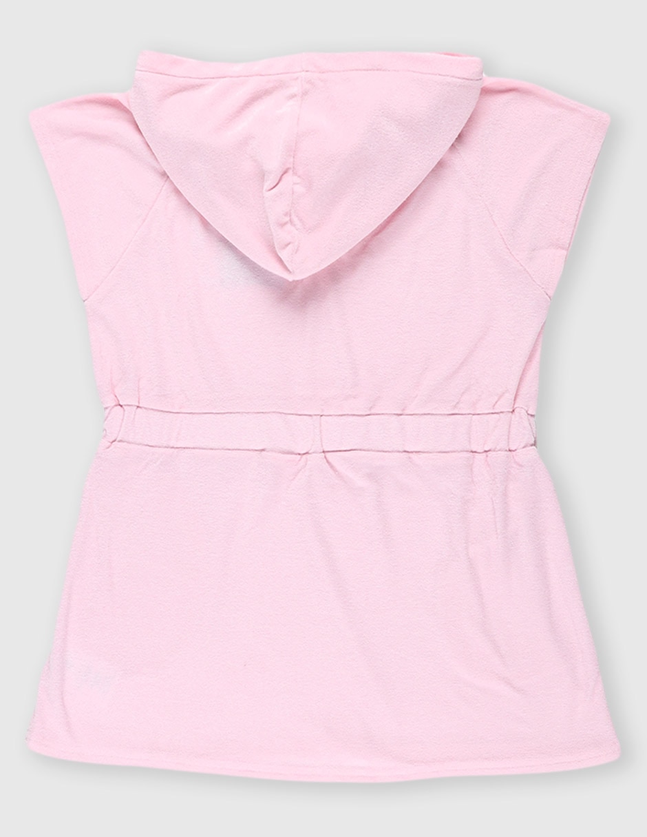 Vestido con gorro manga ranglán para niña 2