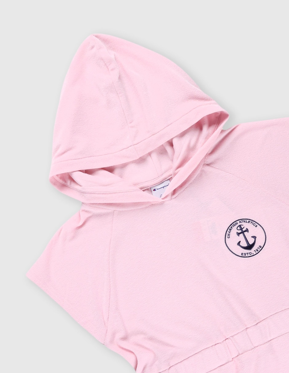 Vestido con gorro manga ranglán para niña 3