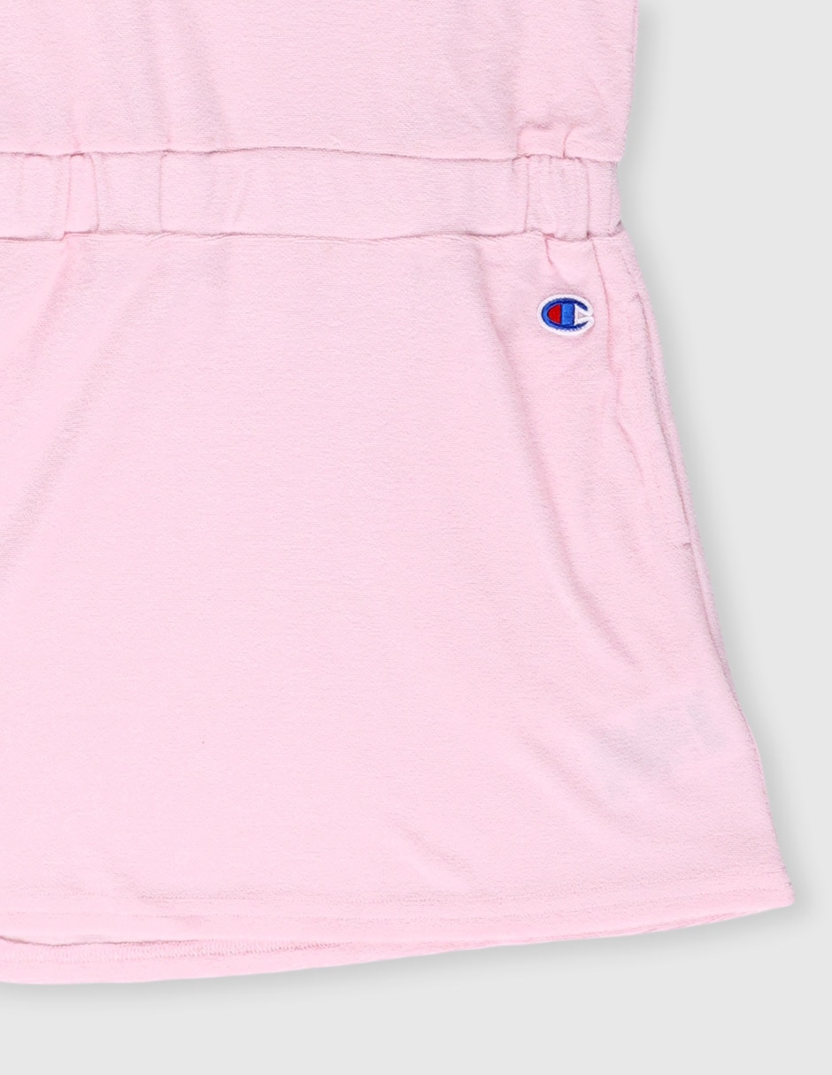 Vestido con gorro manga ranglán para niña 4
