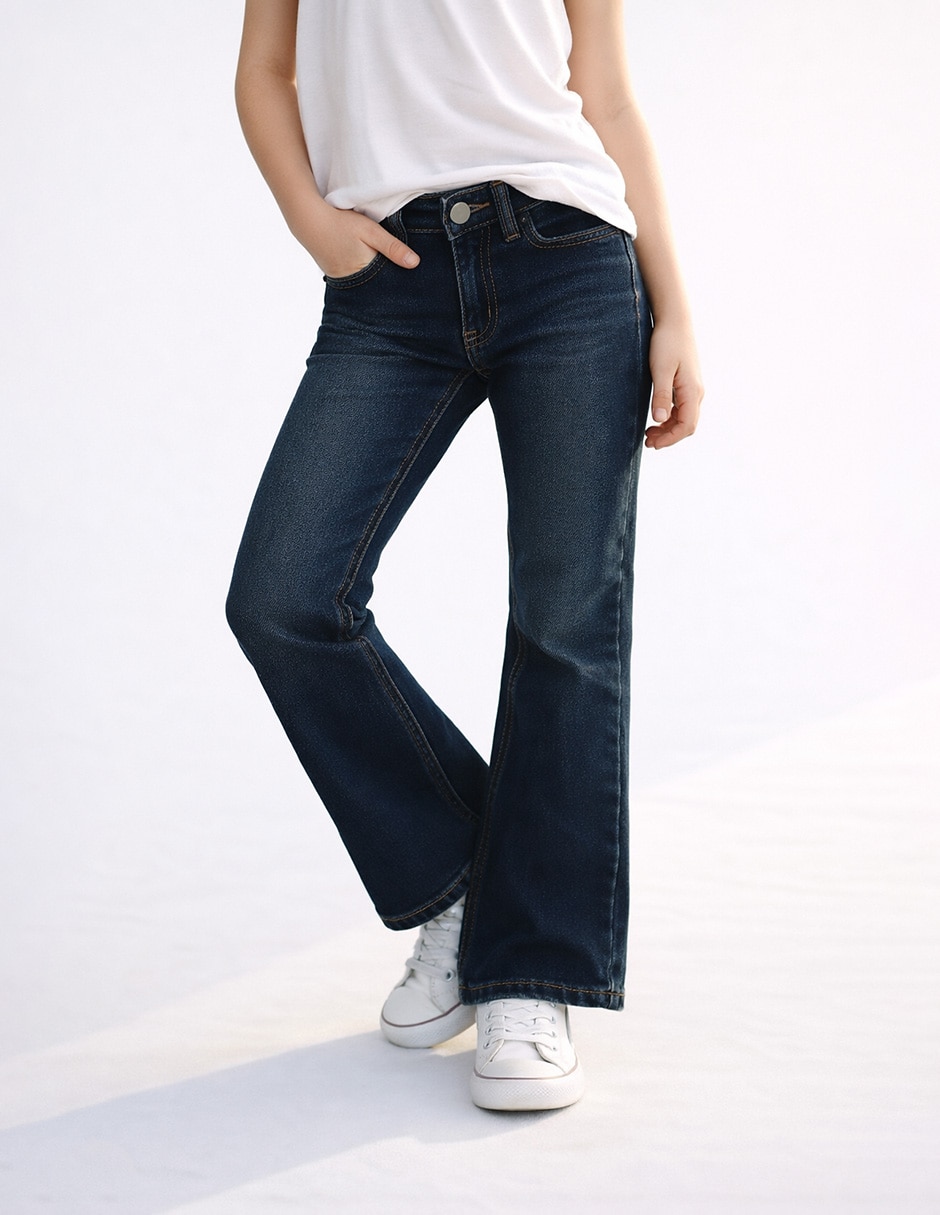 Jeans amplio para niña 3