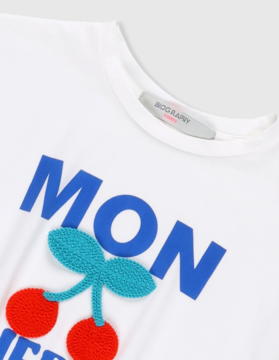 Playera manga corta para niña 3