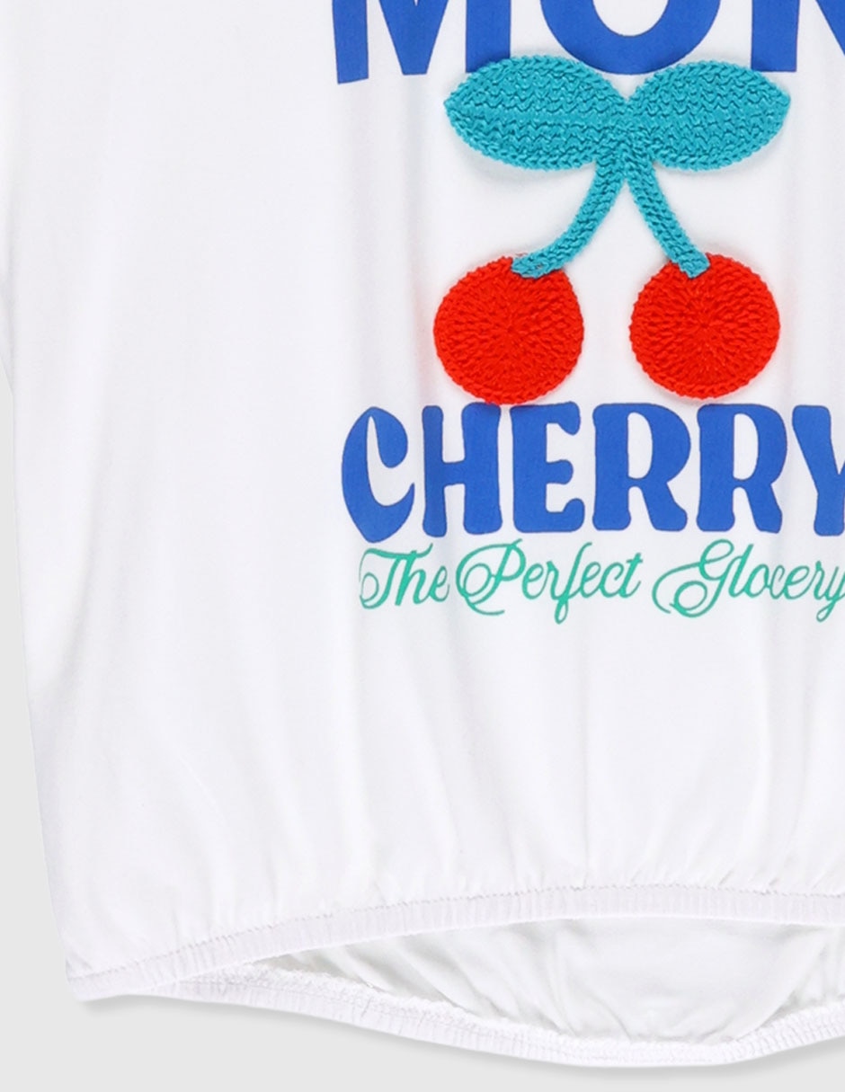 Playera manga corta para niña 4