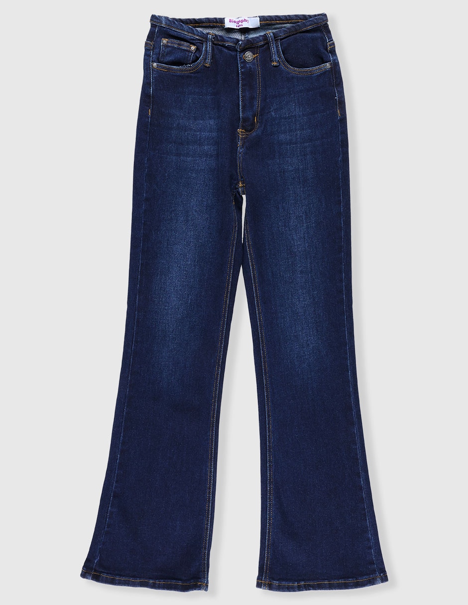 Jeans flare lavado stone wash para niña Jeans flare lavado stone wash para niña