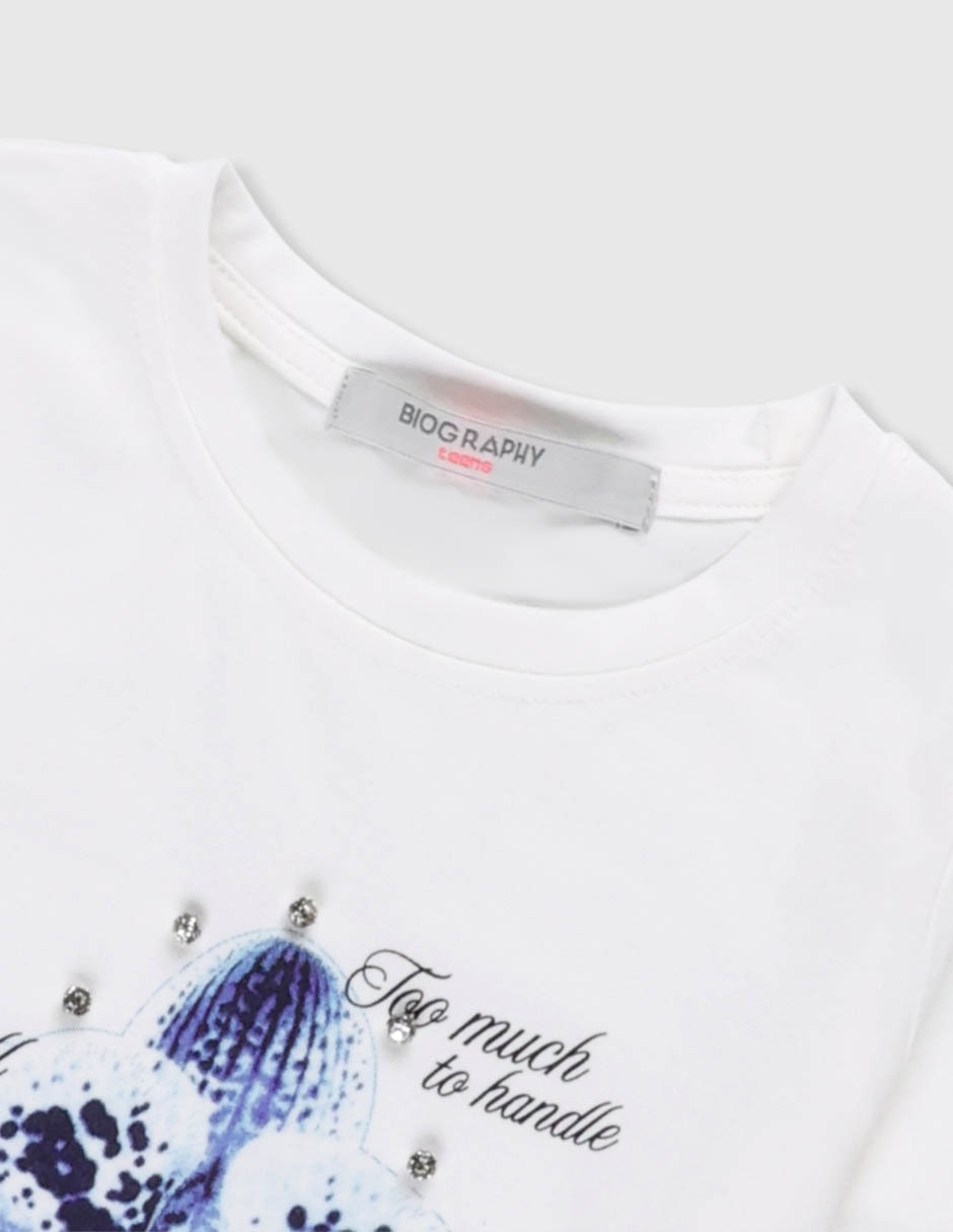 Playera manga corta para niña 3
