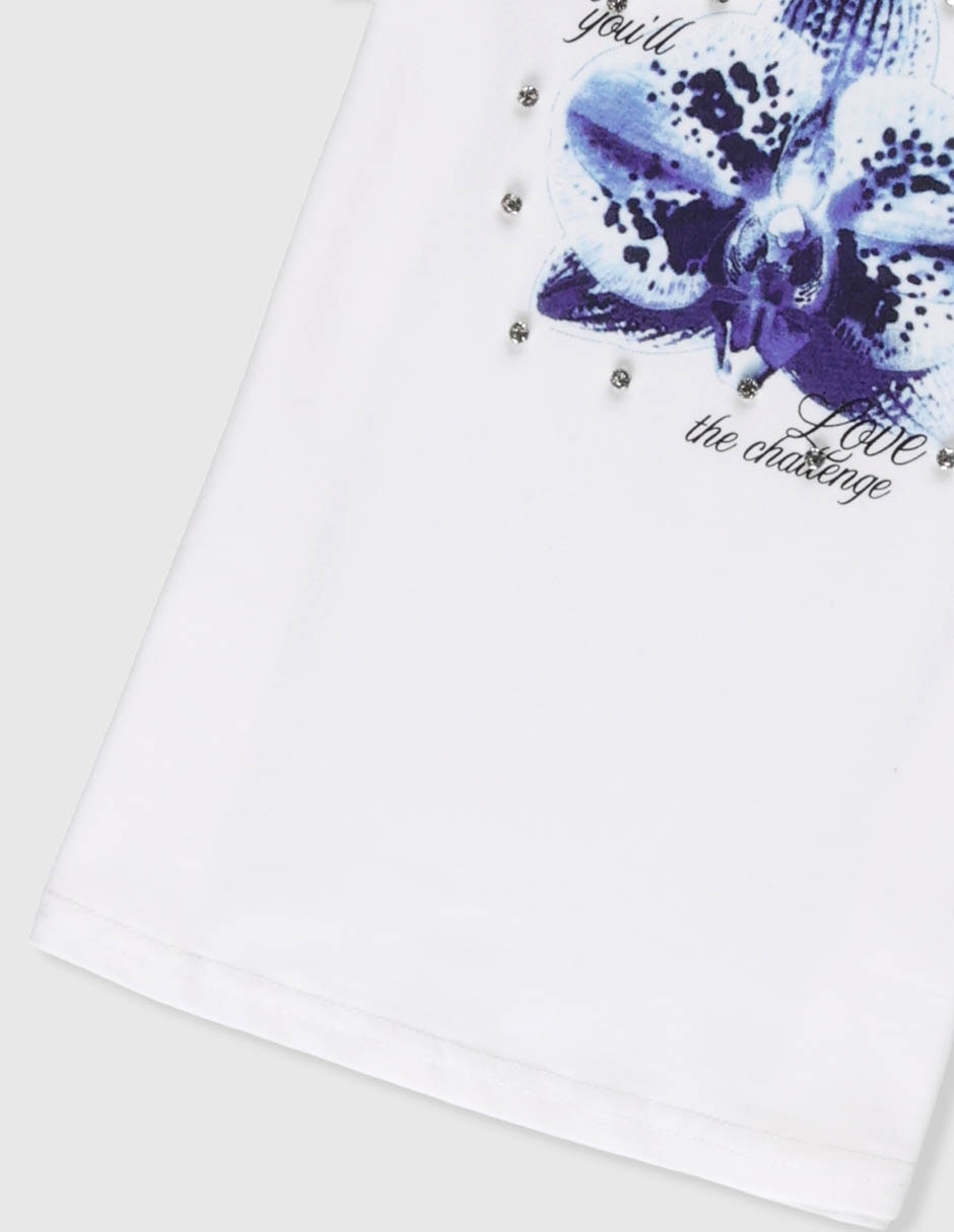 Playera manga corta para niña 4