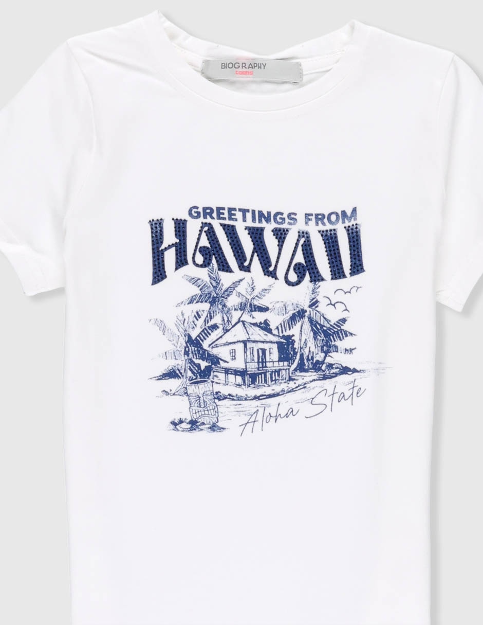 Playera manga corta para niña 4